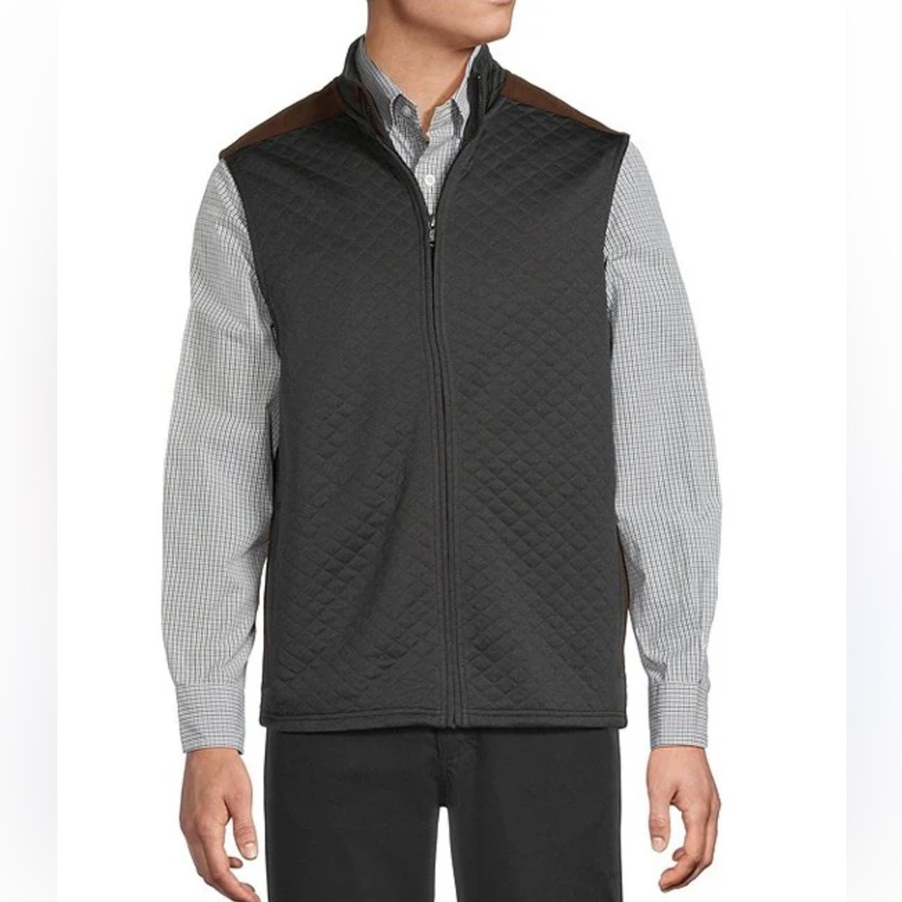 Daniel Cremieux Men’s Vest - Size XL - Black/Charcoal - Fantastic Condition!!